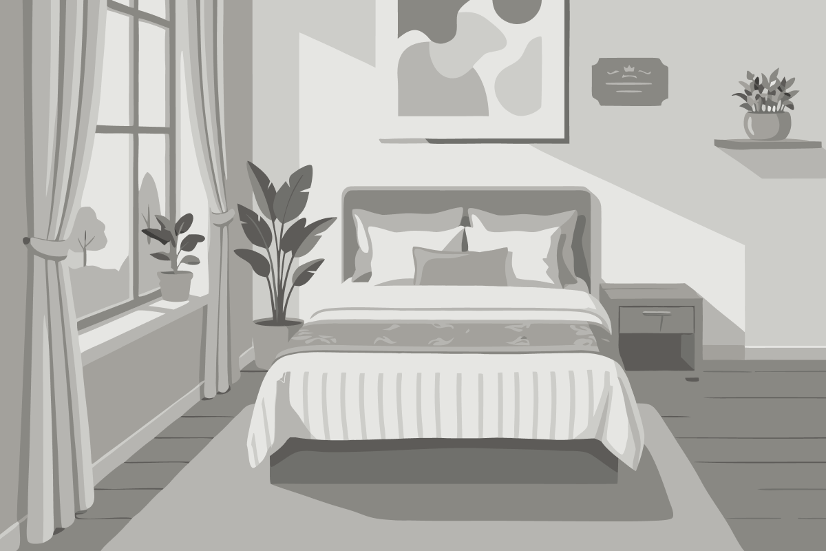 Quarto Duplo com Cama Extra